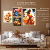 SET OF 4 DIGITAL WALL PAINTING - Image 2