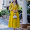 Cotton Printed Kurta with Coordinated Palazzo and Dupatta for Women(XXL) - Image 2