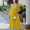 Cotton Printed Kurta with Coordinated Palazzo and Dupatta for Women(XXL) - Image 4