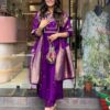 Comfort Meets Elegance ? Printex & Embroidered Cotton Dress (M) - Image 6
