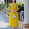Cotton Printed Kurta with Coordinated Palazzo and Dupatta for Women(XXL) - Image 5