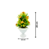 Artificial Plants with Pot Showcase Decoration Plants Flowers | Fake Plant | Artificial Plants for Home Decor Office Gifting Plants Decorative Potted Plants (RV-AP9) - Image 3
