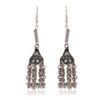 Women's AZ838-OXidised Multipel Layer Long Jhumka Earrings for women Nickel Jhumki Earring - Image 4
