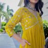 Cotton Printed Kurta with Coordinated Palazzo and Dupatta for Women(XXL) - Image 3