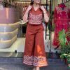 Laidback Luxe ? Embroidered Floral Dress with Printed Touch (M) - Image 3